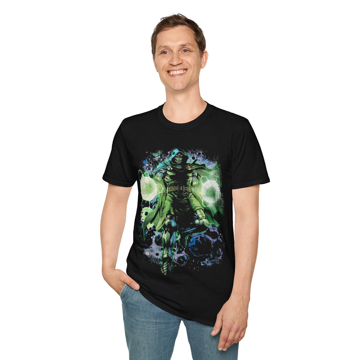 Vintage 90s Superheroes Bootleg Style T-Shirt, DOCTOR DOOM Retro Superheroes Shirt Unisex Graphic Tee