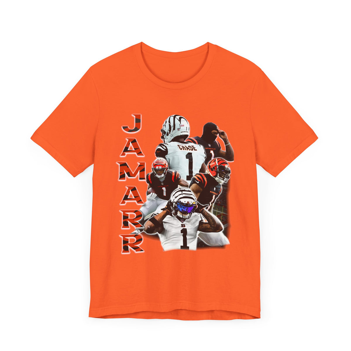 Vintage 90s Football Bootleg Style T-Shirt JAMARR CHASE Unisex Graphic Tee Shirt