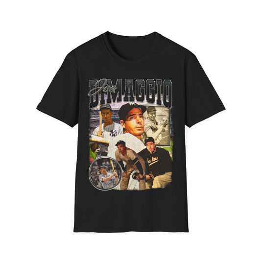 Vintage 90s Baseball Bootleg Style T-Shirt, JOE DIMAGGIO Retro Baseball Shirt Unisex Graphic Tee