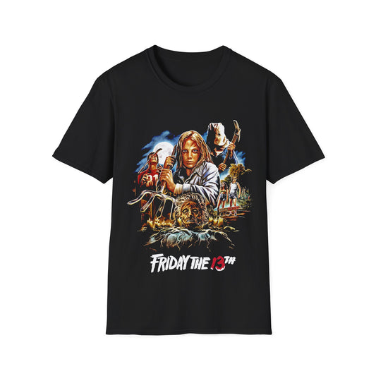 HALLOWEEN JASONS FRIDAY Unisex Softstyle T-Shirt