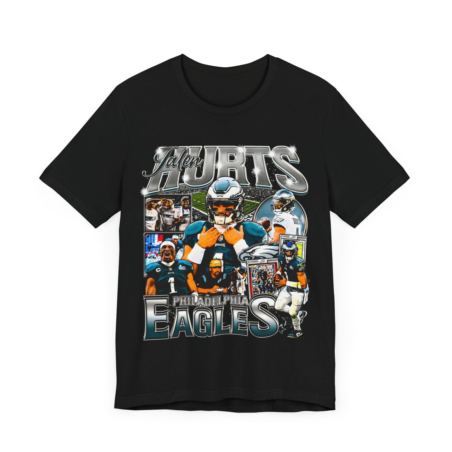 Vintage 90s Football Bootleg Style T-Shirt JALEN HURTS 90s Unisex Graphic Tee