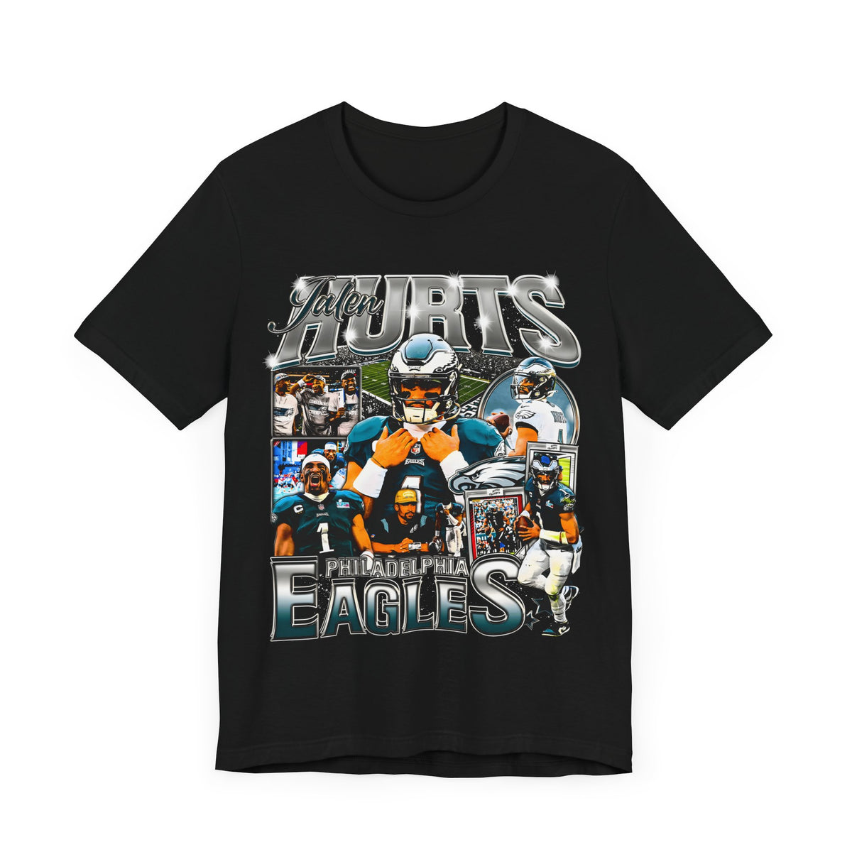 Vintage 90s Football Bootleg Style T-Shirt JALEN HURTS 90s Unisex Graphic Tee
