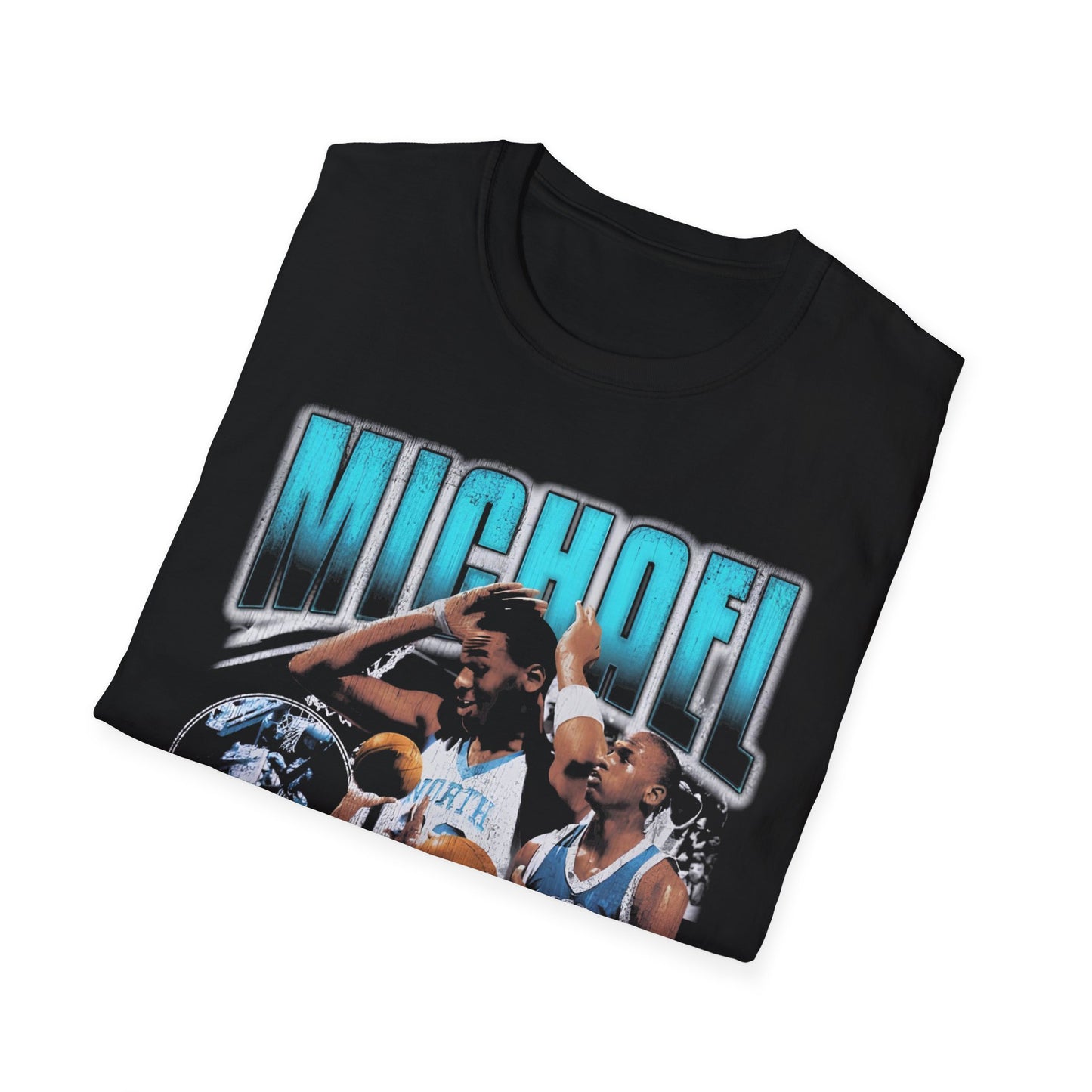 Vintage 90s Basketball Bootleg Style T-Shirt, MICHAEL COLLEGE Retro Basketball Shirt Unisex Graphic Tee