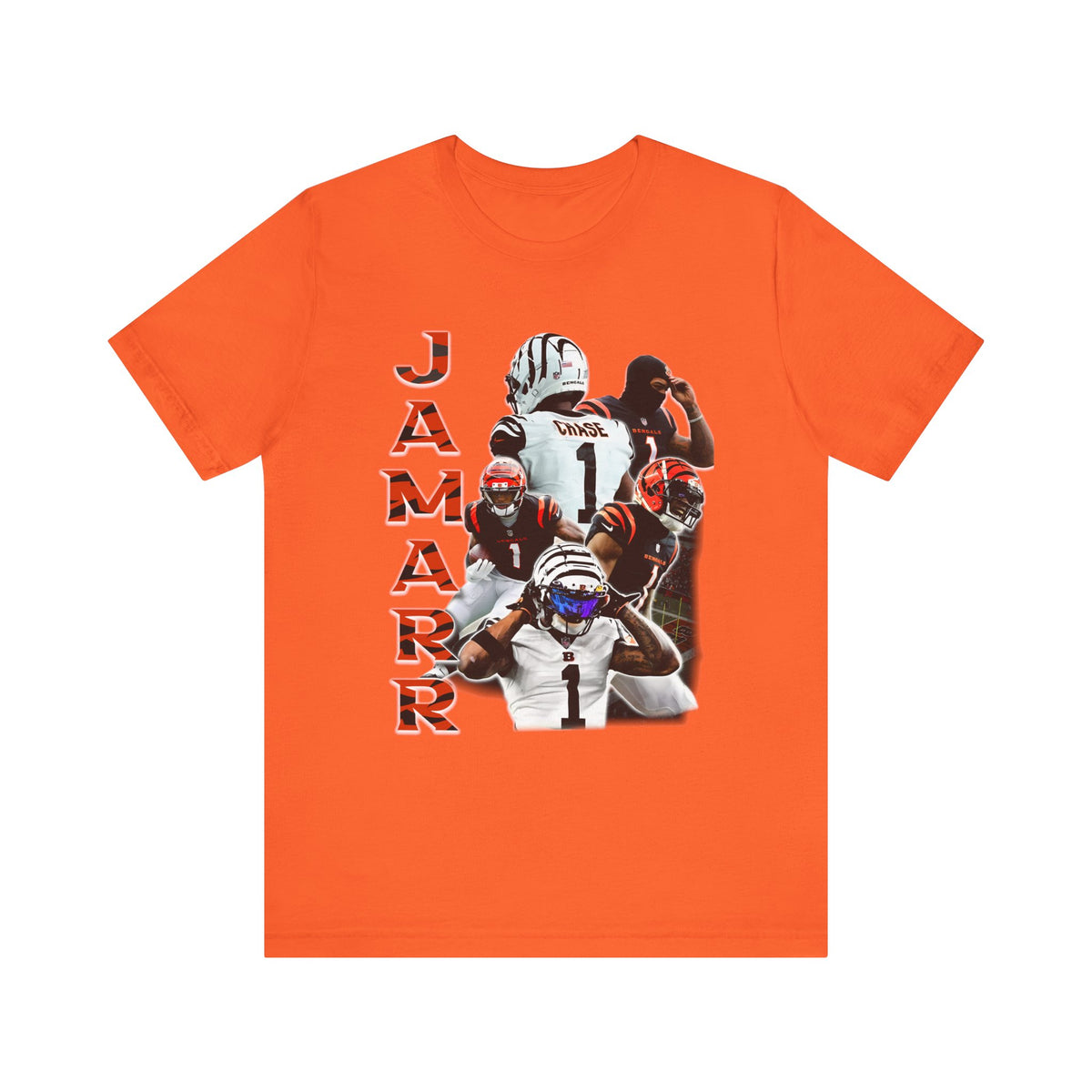 Vintage 90s Football Bootleg Style T-Shirt JAMARR CHASE Unisex Graphic Tee Shirt