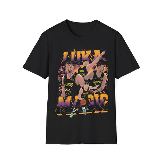 Vintage 90s Basketball Bootleg Style T-Shirt, LUKA MAGIC Retro Basketball Shirt Unisex Graphic T SHIRT