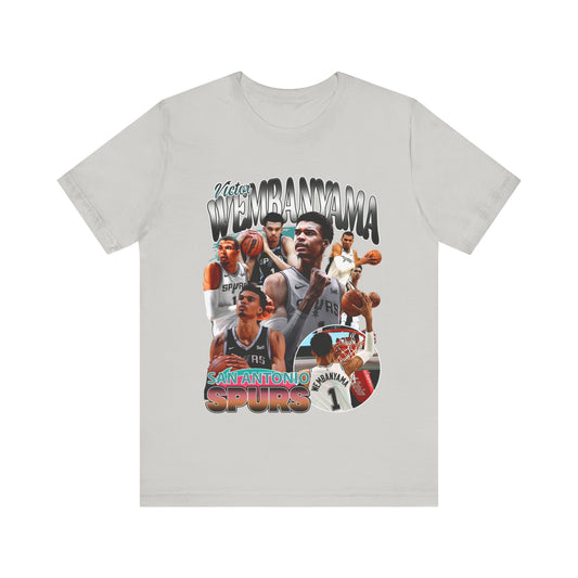 Vintage 90s Basketball Bootleg Style TShirt VICTOR WEMBANYAMMA Unisex Tee Shirt