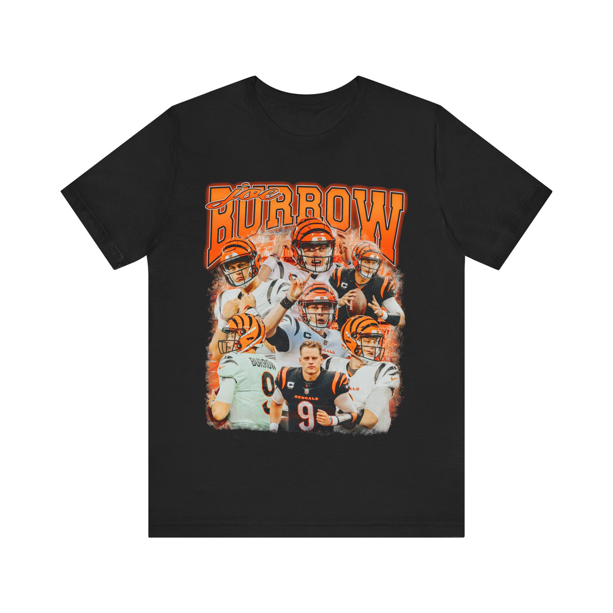Vintage 90s Football Bootleg Style T-Shirt JOE BURROW 90s Unisex Graphic Tee