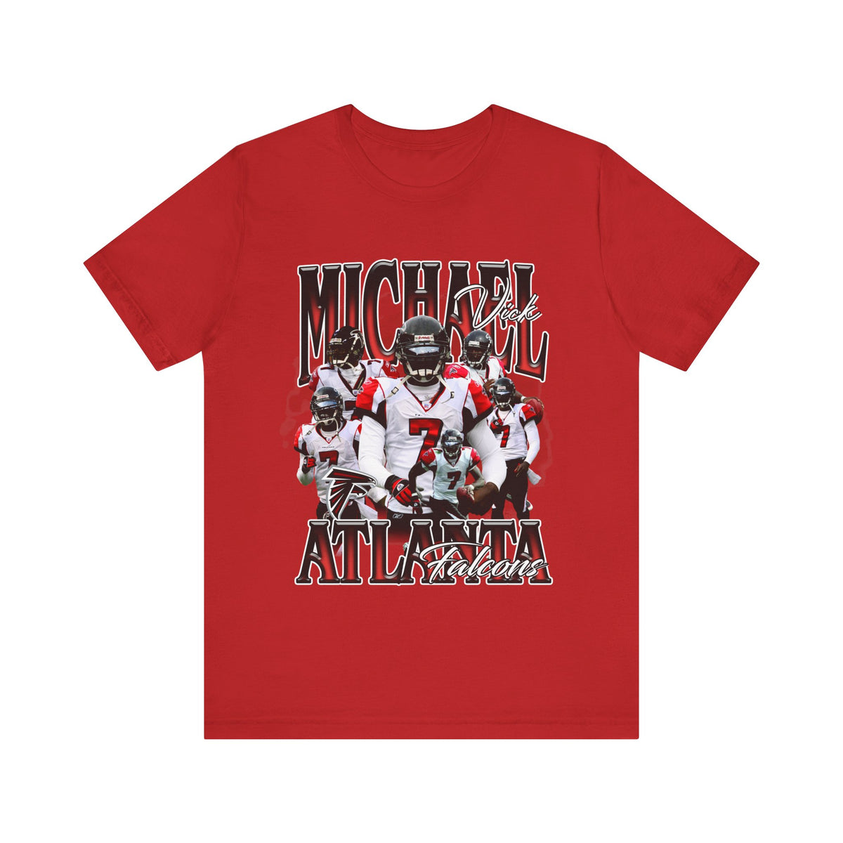 Vintage 90s Football Bootleg Style T-Shirt MICHAEL VICK Unisex Graphic Tee Shirt