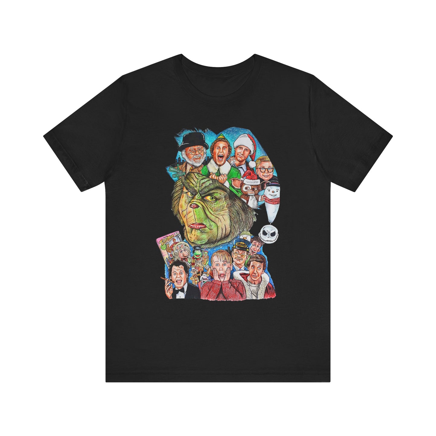 CHRISTMAS GRINCH VINTAGE Unisex Jersey Short Sleeve Tee