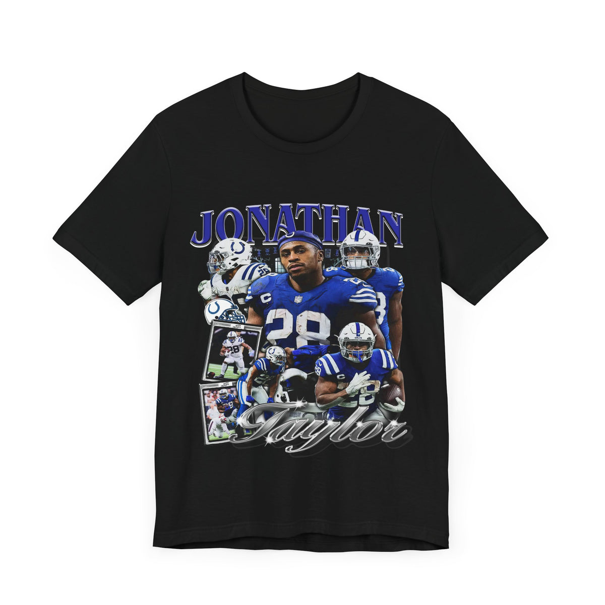 Vintage 90s Football Bootleg Style T-Shirt JOHNATHAN TAYLOR Unisex Graphic Tee