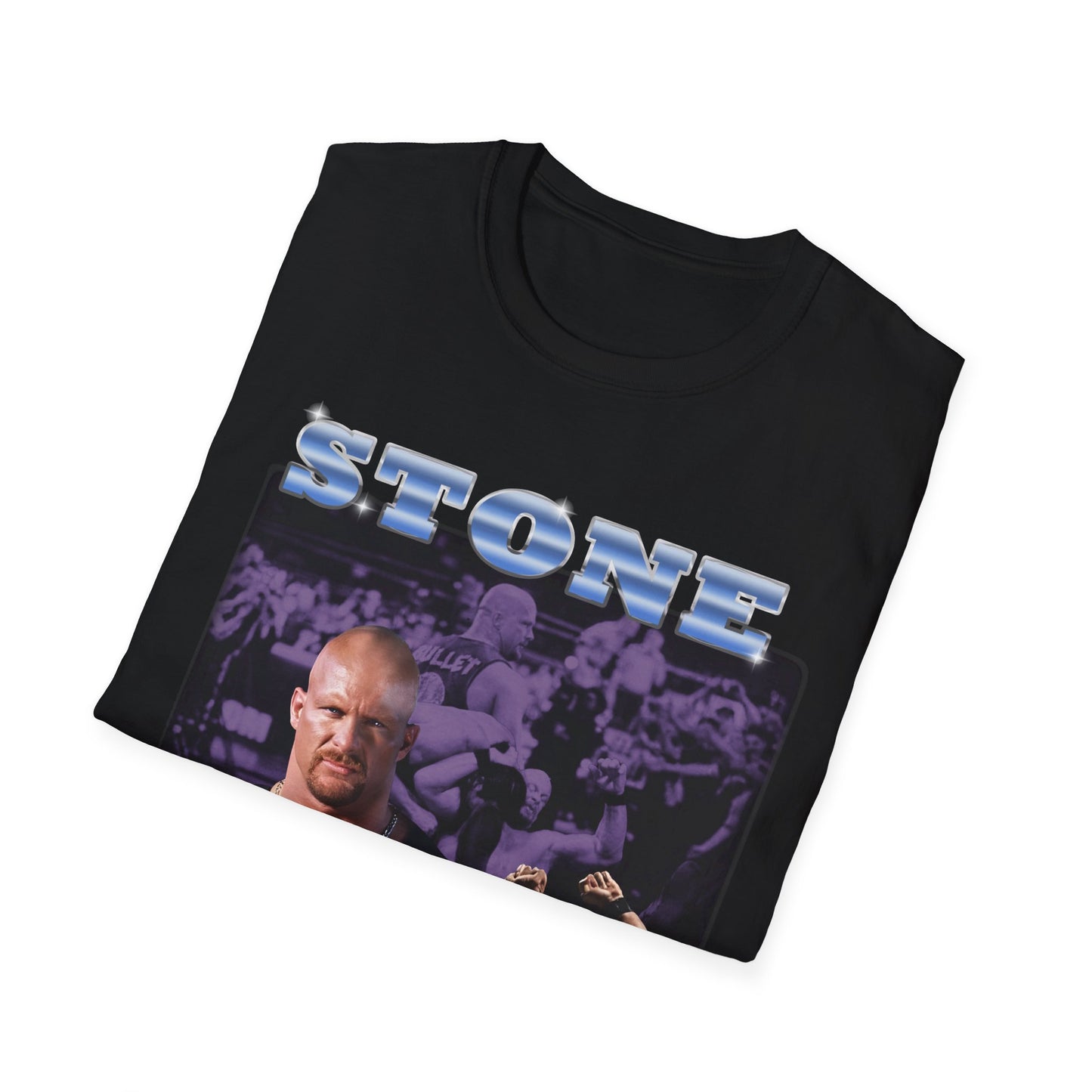 Vintage 90s Bootleg Style T-Shirt, Wrestler STONE COLD AUSTIN Vintage Graphic Tee, Retro Wrestler Shirt Unisex Graphic Tee Shirt