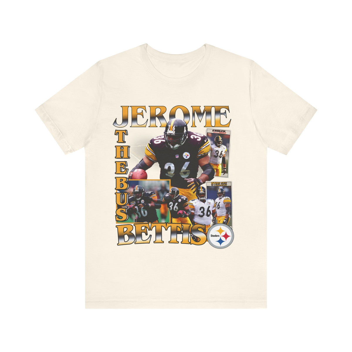 Vintage 90s Football Bootleg Style T-Shirt JEROME BETTIS Unisex Graphic Tee