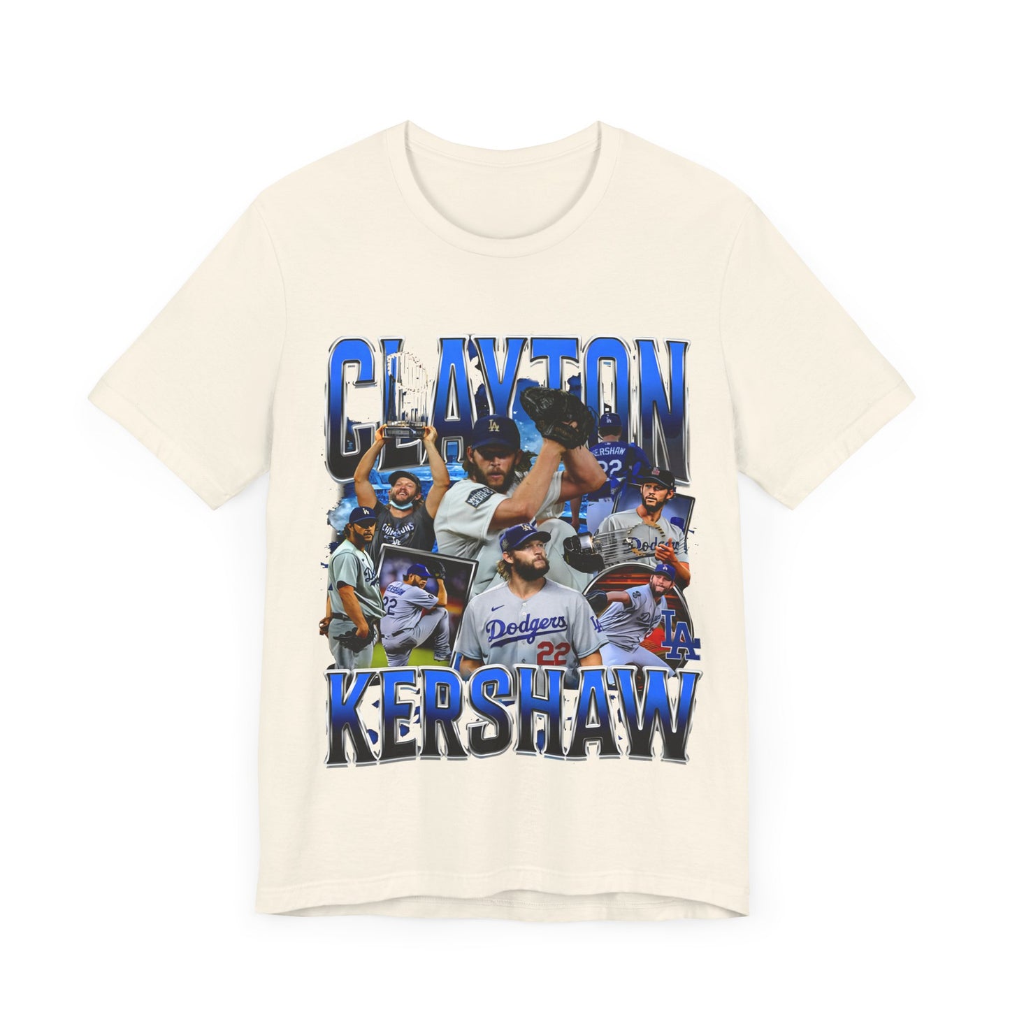 Vintage 90s Baseball Bootleg Style TShirt CLAYTON KERSHAW Unisex Graphic Tee