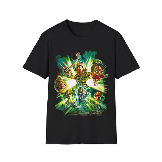 HALLOWEEN CRYSTAL LAKE CAMP Unisex Softstyle T-Shirt