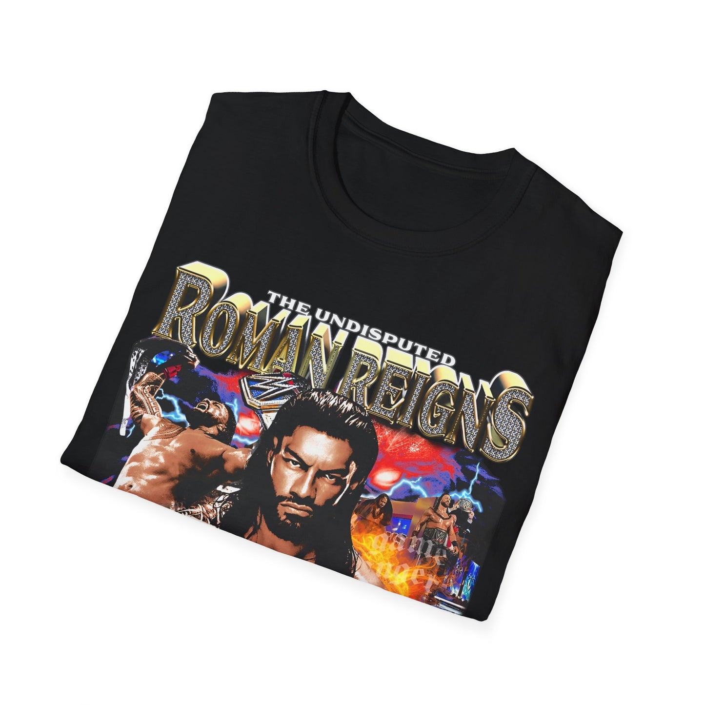 Vintage 90s Bootleg Style T-Shirt, Wrestler ROMAN REIGNS Vintage Graphic Tee, Retro Wrestler Shirt Unisex Graphic Tee Shirt