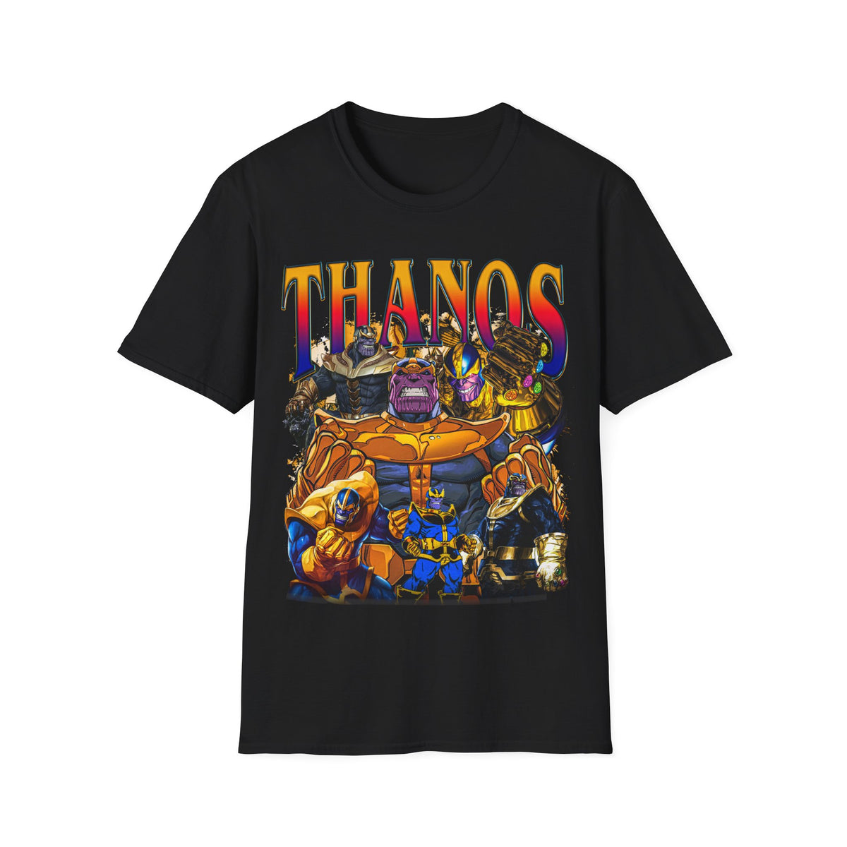 Vintage 90s Superheroes Bootleg Style T-Shirt, THANOS Graphic Tee, Retro Superheroes Shirt Unisex Graphic Tee