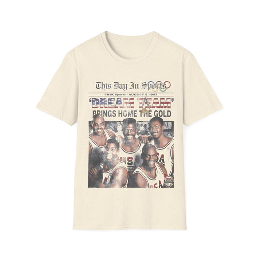 Vintage 90s Basketball Bootleg Style T-Shirt, DREAM TEAM 92 Retro Basketball Shirt Unisex Graphic Tee