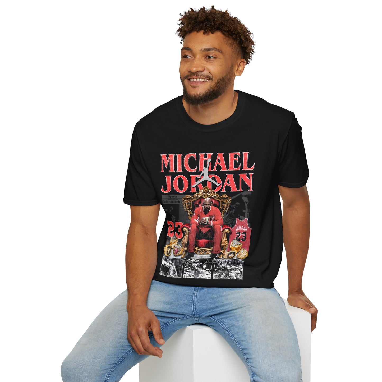 Vintage 90s Basketball Bootleg Style T-Shirt, MJ CLASSIC Retro Basketball Shirt Unisex Graphic Tee