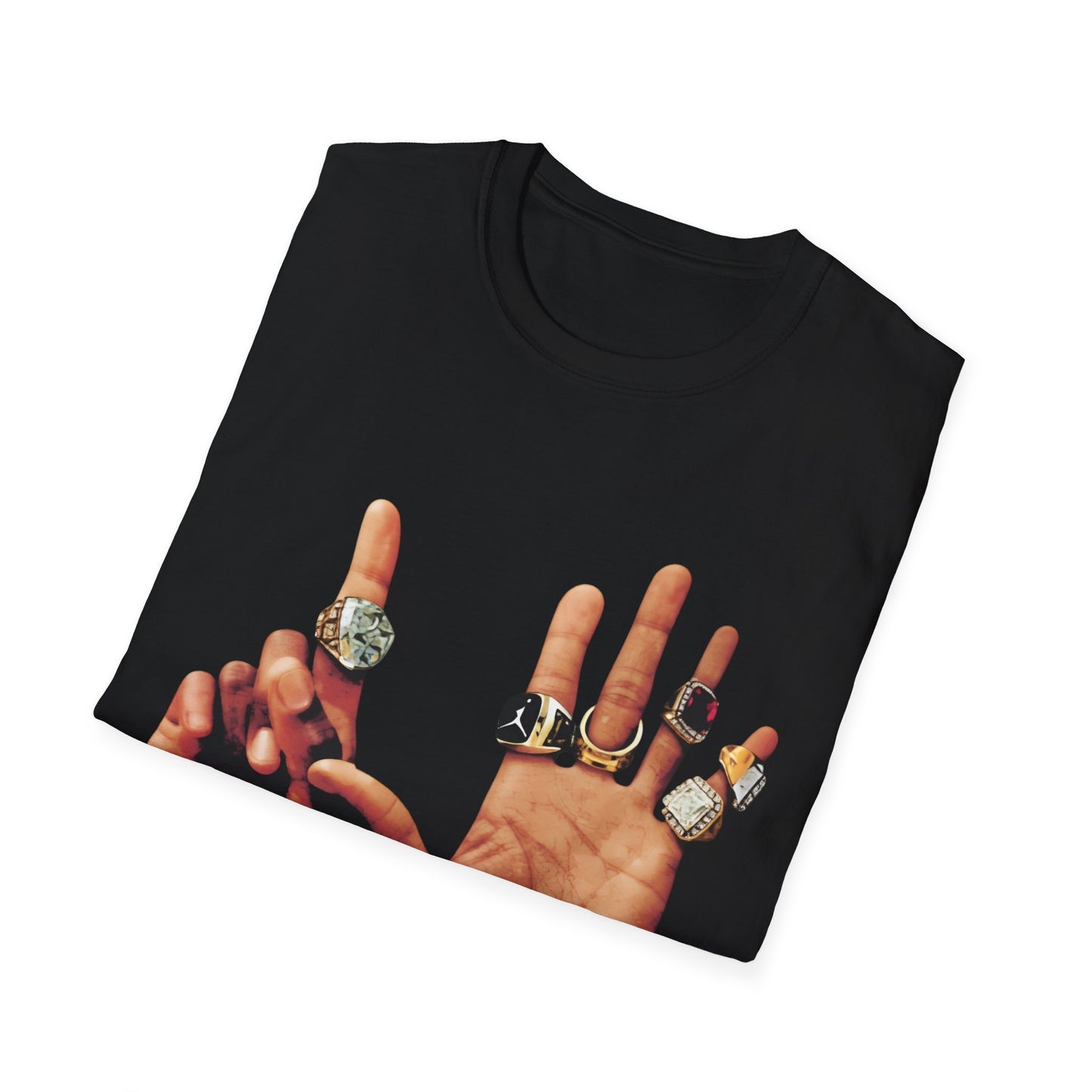 THE GOAT 6 RINGS Unisex Softstyle T-Shirt