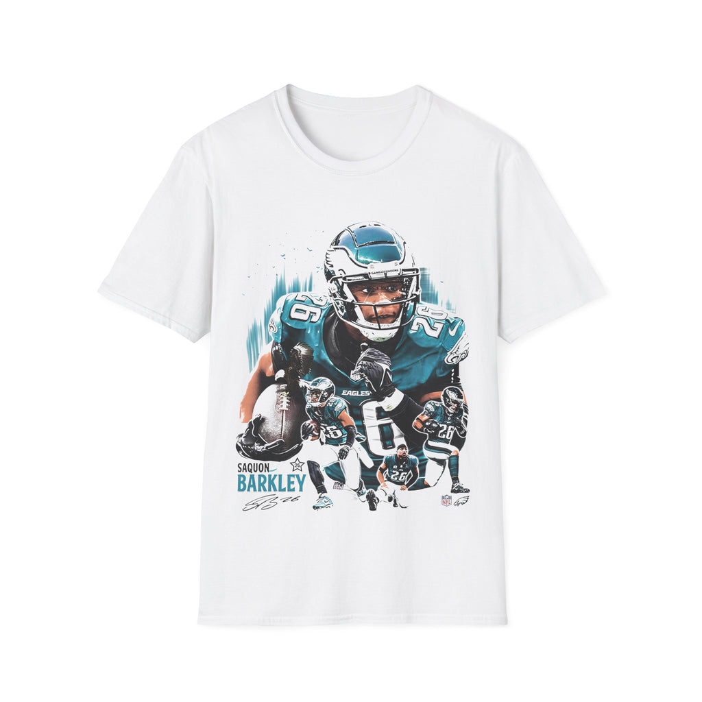 Vintage 90s Football Bootleg Style T-Shirt, SAQUON BARKLEY Retro Football Shirt Unisex Graphic Tee