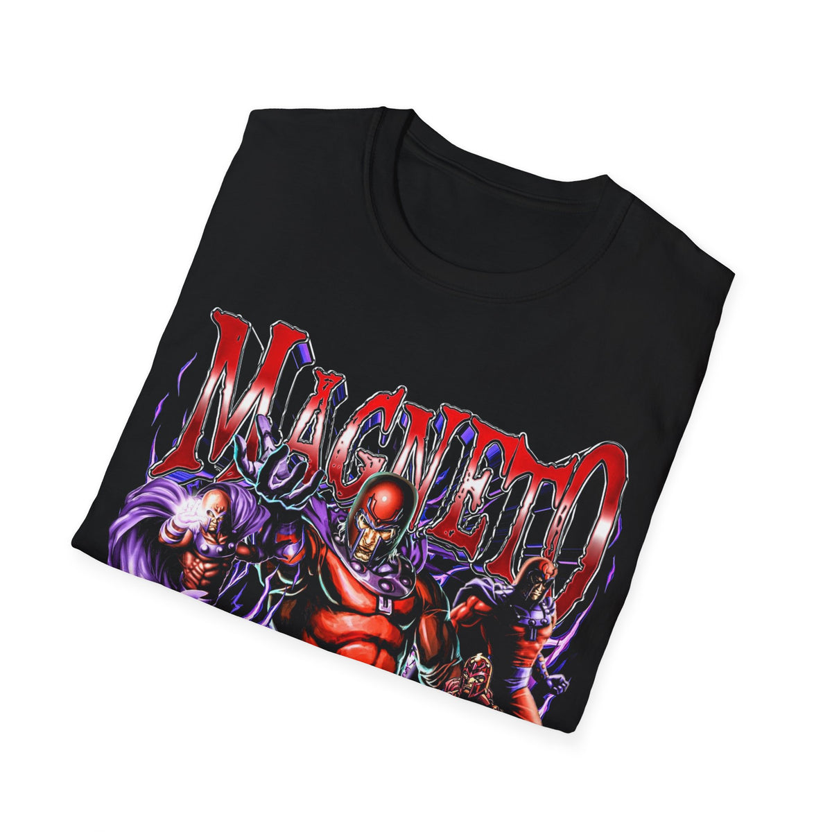 Vintage 90s Superheroes Bootleg Style T-Shirt, MAGNETO Retro Superheroes Shirt Unisex Graphic Tee