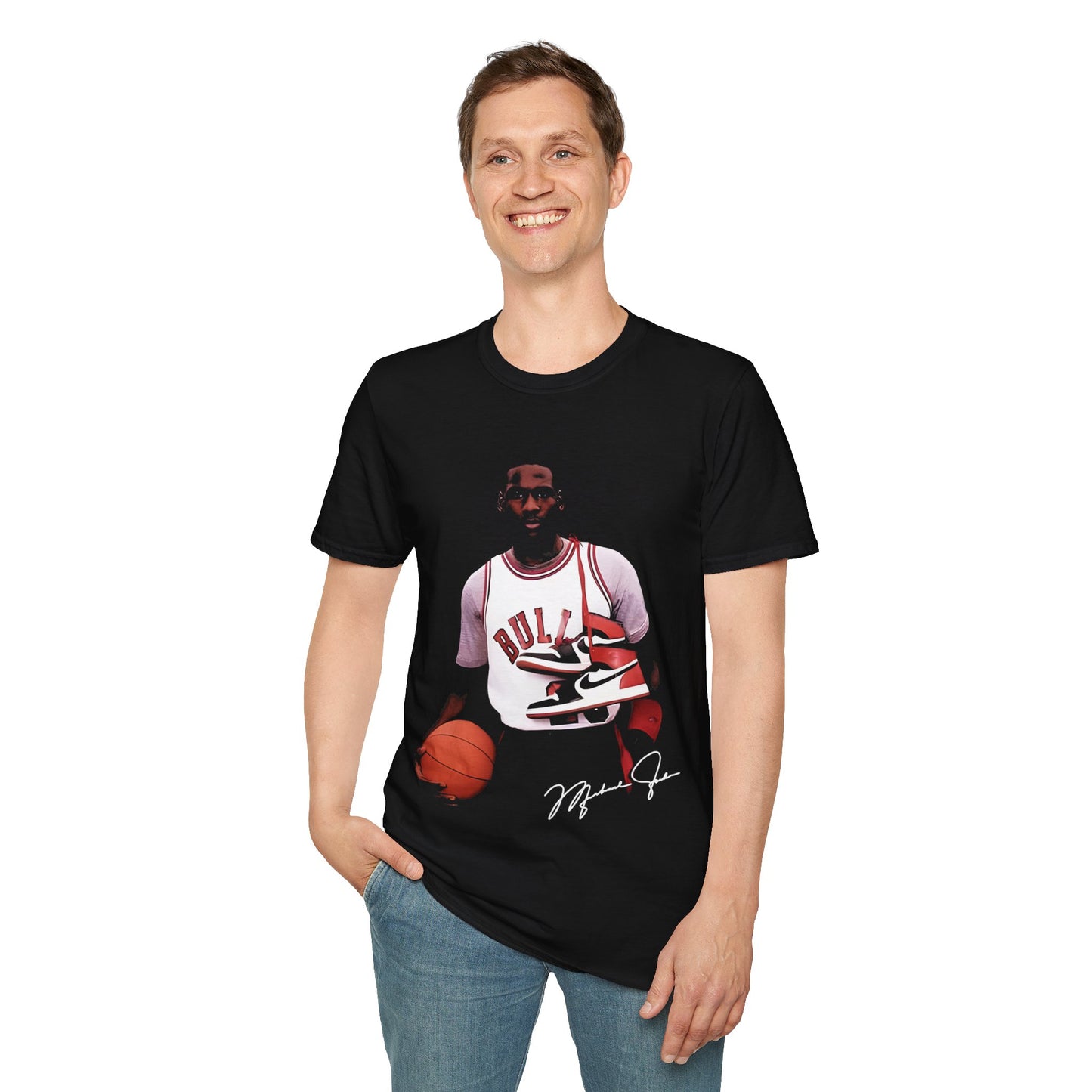 Vintage 90s Basketball Bootleg Style T-Shirt, MICHAEL JORDAN 85 Retro Basketball Shirt Unisex Graphic T SHIRT