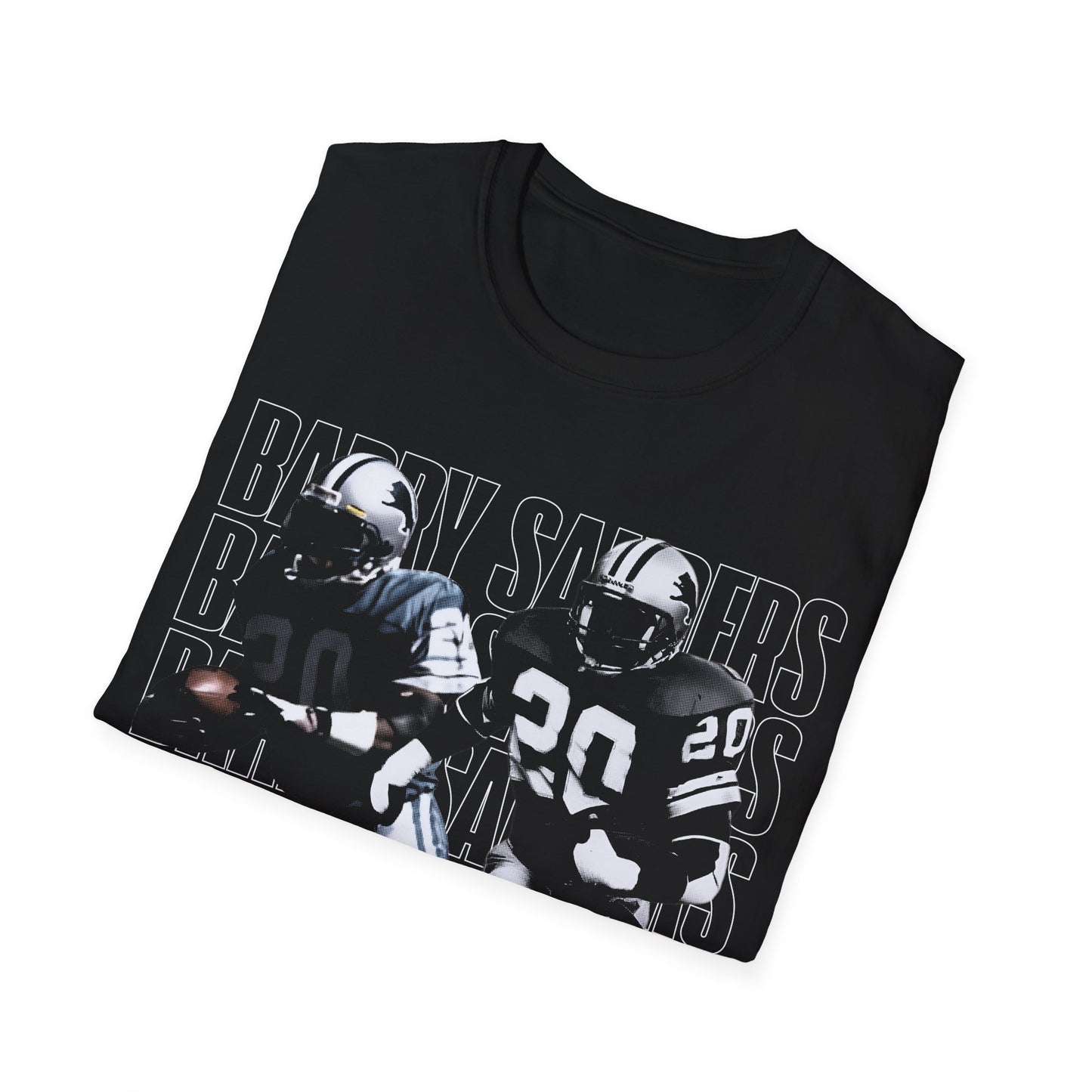 BARRY SANDERS FOOTBALL LEGENDS Unisex Softstyle T-Shirt