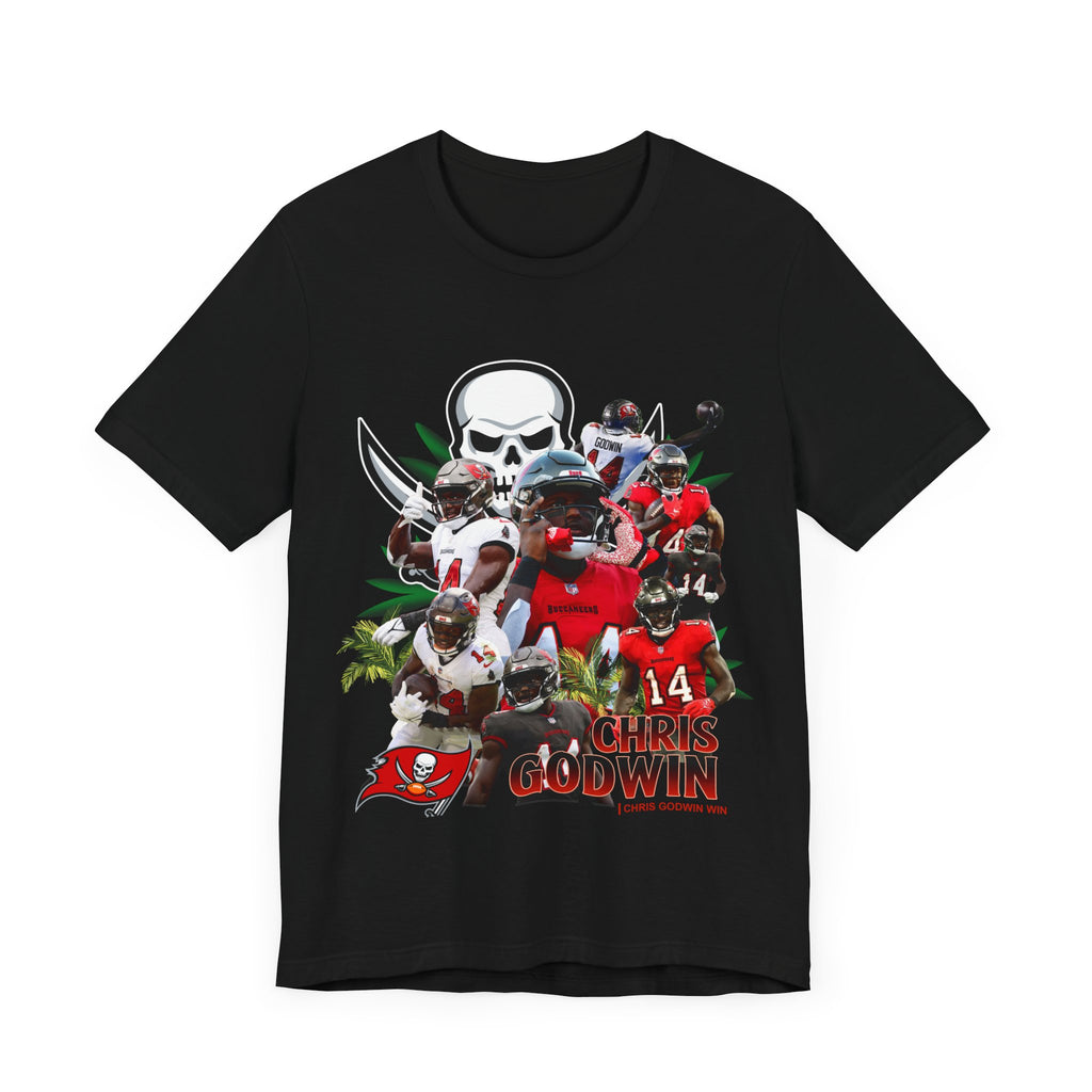Vintage 90s Football Bootleg Style TShirt CHRIS GODWIN Unisex Graphic Tee Shirt