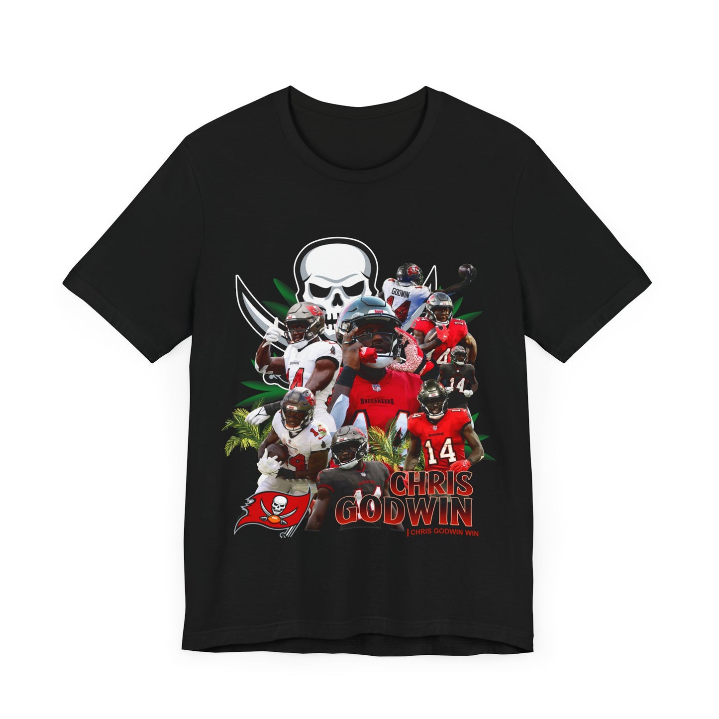 Vintage 90s Football Bootleg Style TShirt CHRIS GODWIN Unisex Graphic Tee Shirt