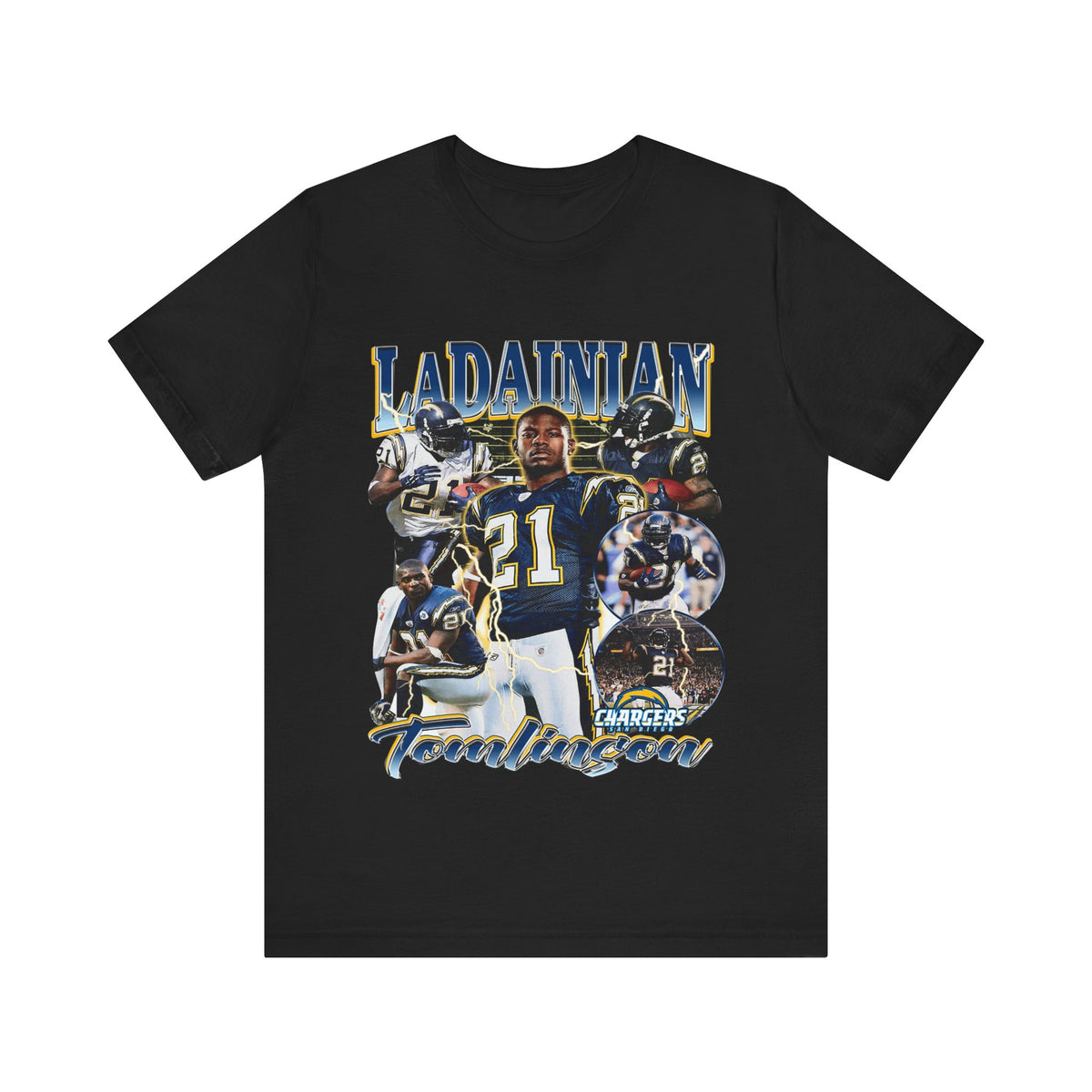 Vintage 90s Football Bootleg Style T-Shirt LADAINIAN TOMLISON Unisex Tee Shirt