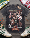 1996 FINALS Jumbo Print Acid Washed Vintage 90s Style Heavyweight T Shirt