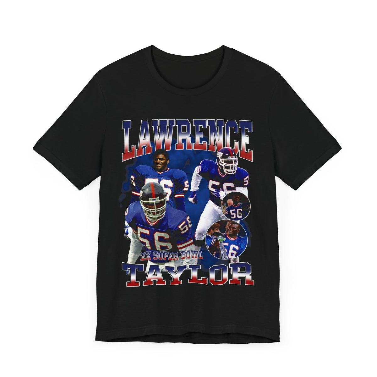Vintage 90s Football Bootleg Style T-Shirt LAWRENCE TAYLOR Unisex Graphic Tee