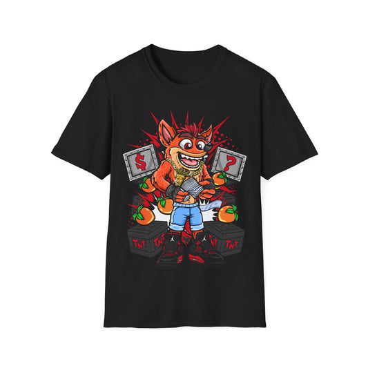 RED THUNDER 4 CRASH PREMIUM STREETWEAR Unisex Softstyle T-Shirt