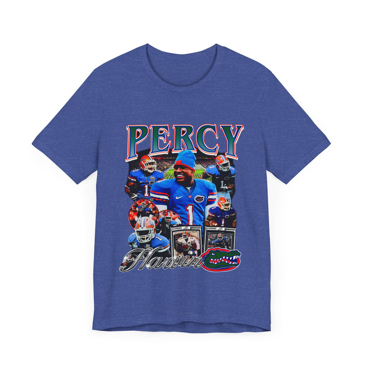Vintage 90s Football Bootleg Style TShirt PERCY HARVIN Unisex Graphic Tee Shirt
