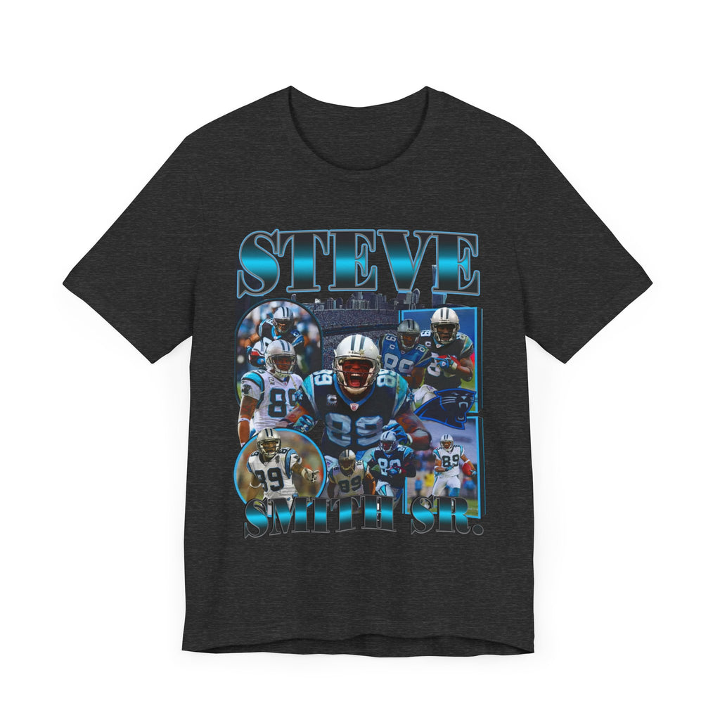 Vintage 90s Football Bootleg Style TShirt STEVE SMITH SR Unisex Graphic Tee