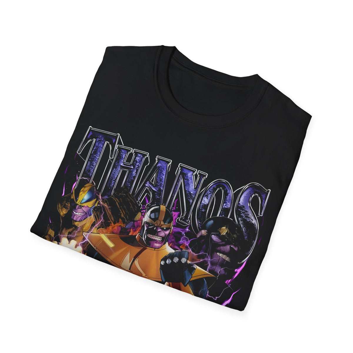 Vintage 90s Superheroes Bootleg Style T-Shirt, THANOS Retro Superheroes Shirt Unisex Graphic Tee