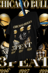 CHICAGO 3 PEAT - shirt design, Bootleg tees design, ready to print, Printable design basketball, 90s, DTF,DTG,300 DPI