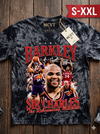 CHARLES BARKLEY Jumbo Print Acid Washed Vintage 90s Style Heavyweight T-Shirt