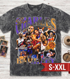 CHARLES BARKLEY Jumbo Print Acid Washed Vintage 90s Style Heavyweight T-Shirt