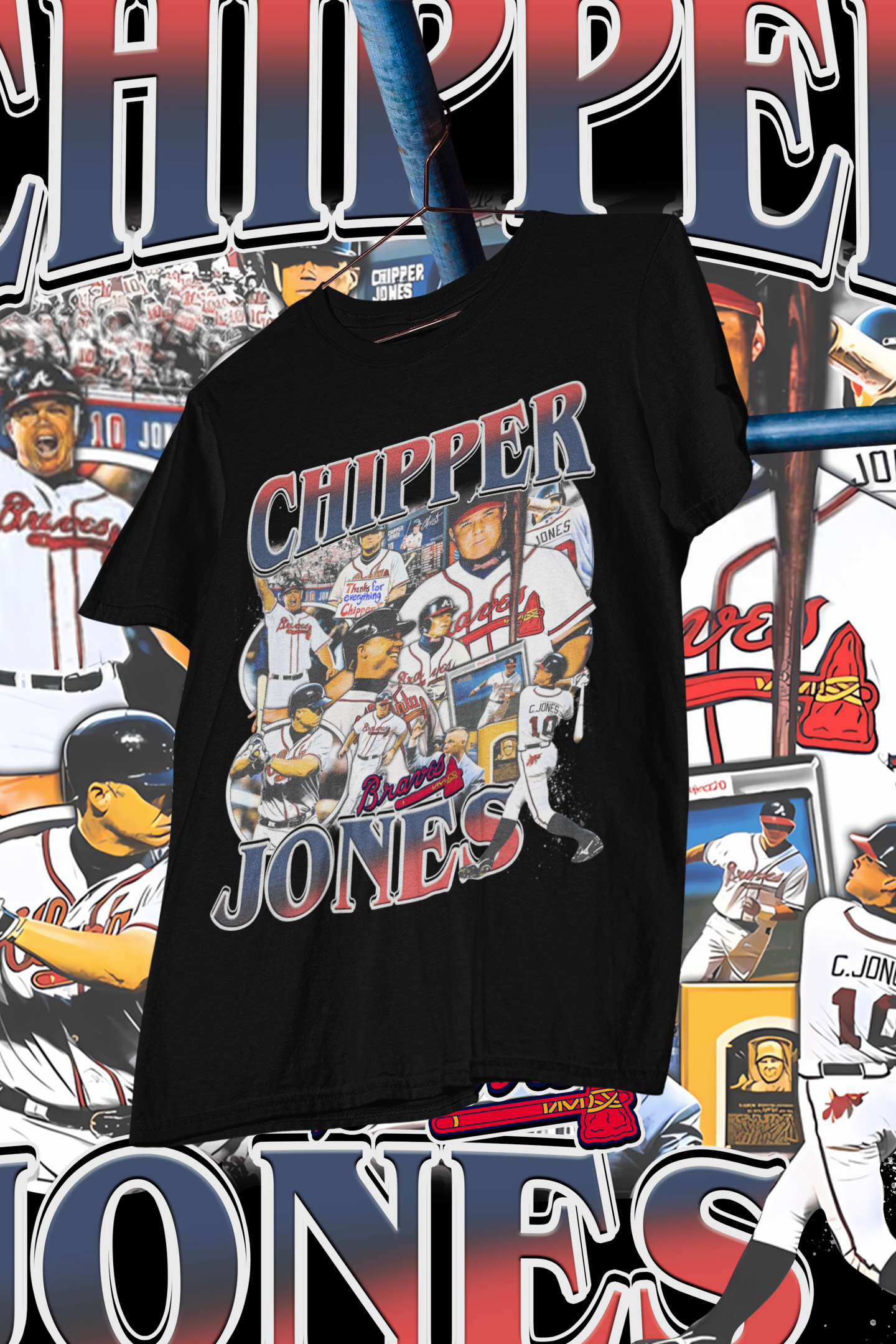CHIPPER JONES- shirt design, Bootleg tees design, ready to print, Printable design basketball, 90s, DTF,DTG,300 DPI