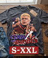 CODY RHODES Jumbo Print Acid Washed Vintage 90s Style Heavyweight T-Shirt