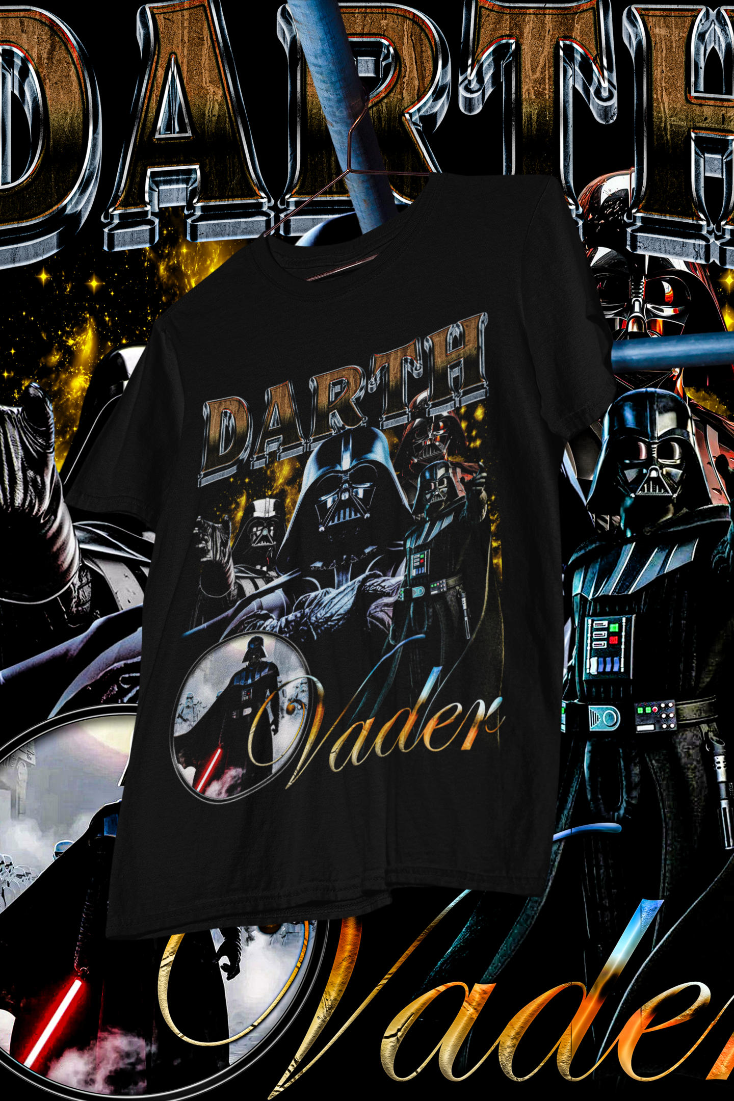 DARTH VADER - shirt design, Bootleg tees design, ready to print, Printable design basketball, 90s, DTF,DTG,300 DPI
