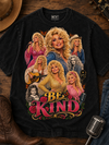 DOLLY PARTON Jumbo Print Acid Washed Vintage 90s Style Heavyweight T-Shirt