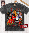 DONOVAN MITCHELL COLLEGE Jumbo Print Acid Washed Vintage 90s Style Heavyweight T-Shirt