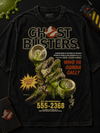 GHOSTBUSTERS ICONIC SERIES Jumbo Print Acid Washed Vintage 90s Style Heavyweight T-Shirt