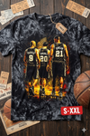 SAN ANTONIO LEGENDS Jumbo Print Acid Washed Vintage 90s Style Heavyweight T Shirt
