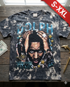 YOUNG DOLPH Jumbo Print Acid Washed Vintage 90s Style Heavyweight T Shirt