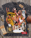 TYRESE HALIBURTON Jumbo Print Acid Washed Vintage 90s Style Heavyweight T Shirt