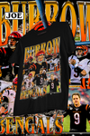 JOE BURROW -shirt design, Bootleg tees design, ready to print, Printable design basketball, 90s, DTF,DTG,300 DPI