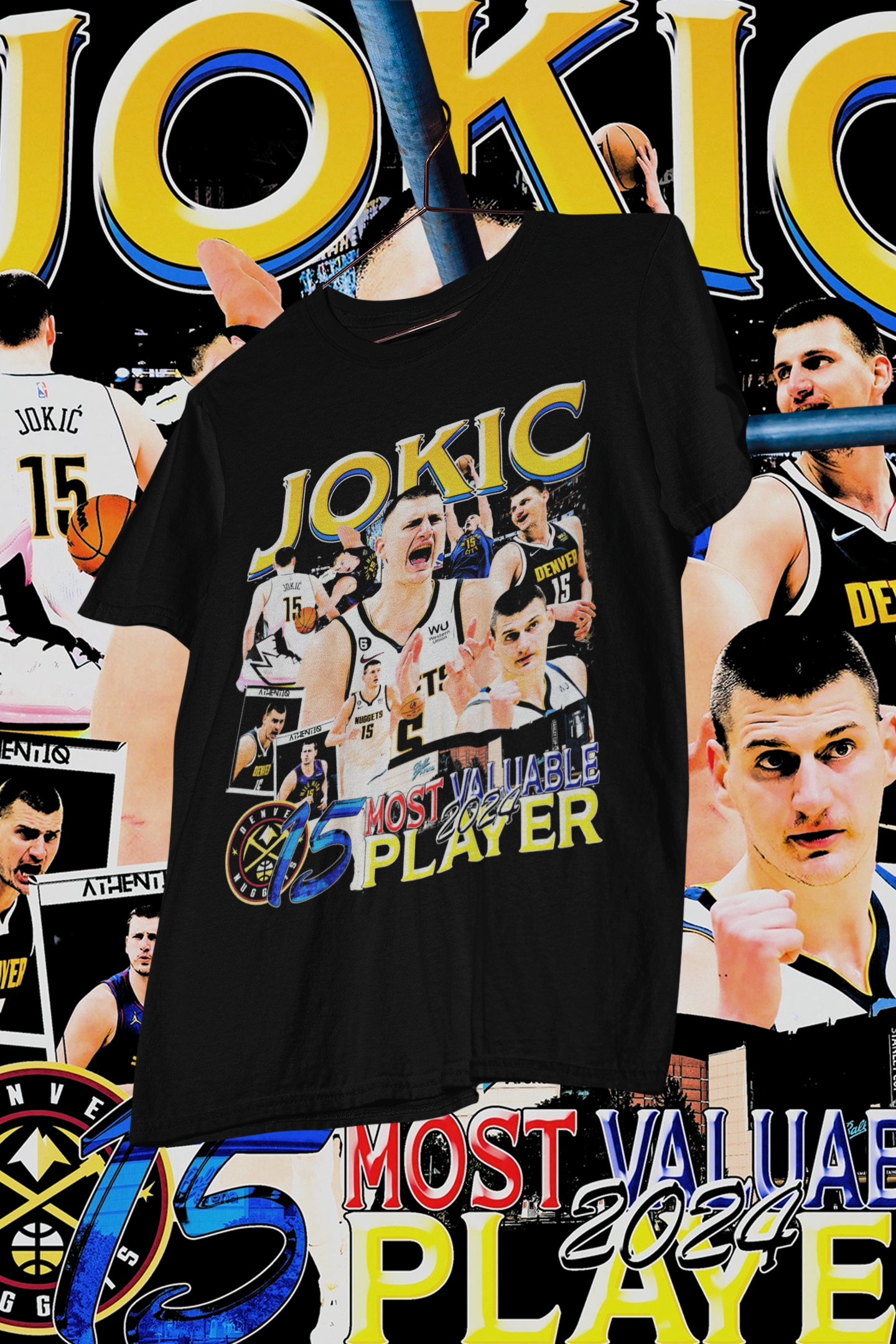 NIKOLA JOKIC -shirt design, Bootleg tees design, ready to print, Printable design basketball, 90s, DTF,DTG,300 DPI